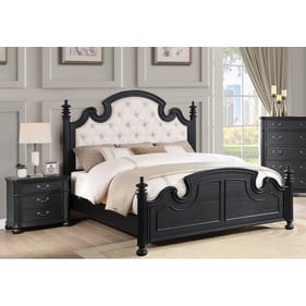 Coaster Furniture Celina Black 4pc Bedroom Set with King Bed