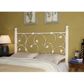 Coaster Furniture Mabel White Black Full Queen Headboard with Frame