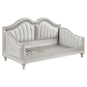 Coaster Furniture Evangeline Silver Ivory Upholstered Twin Daybed