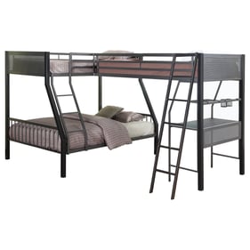 Coaster Furniture Meyers Black Twin Over Full Loft Bed