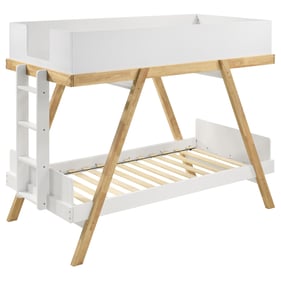 Coaster Furniture Frankie White Twin Over Twin Bunk Bed