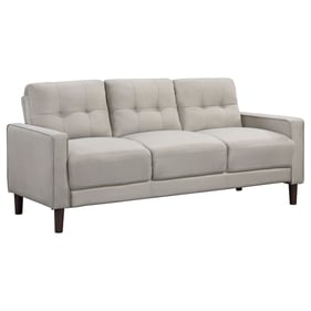 Coaster Furniture Bowen Beige Upholstered Arms Tufted Sofa