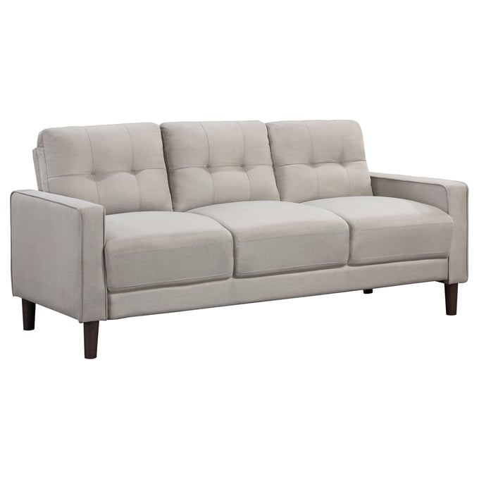 Coaster Furniture Bowen Beige Upholstered Arms Tufted Sofa CST-506785