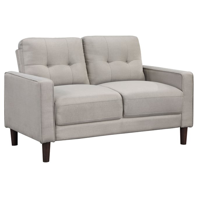 Coaster Furniture Bowen Beige Upholstered Arms Tufted Loveseat CST-506786