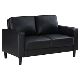 Coaster Furniture Ruth Black Loveseat