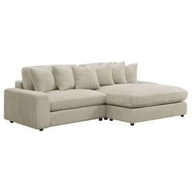 Coaster Furniture Blaine Sand Upholstered Reversible Sectional