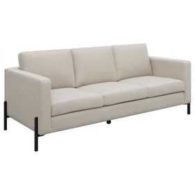 Coaster Furniture Tilly Oatmeal Upholstered Arms Sofa