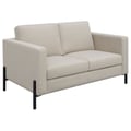 Tilly Upholstered Track Arms Loveseat Oatmeal