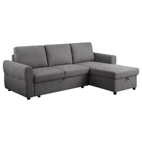 Coaster Furniture Samantha Grey Sofa Sectional with Storage Chaise