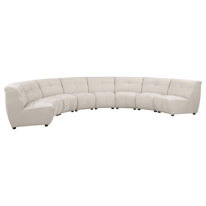 Coaster Furniture Charlotte Ivory 8pc Sectional Set CST-551300