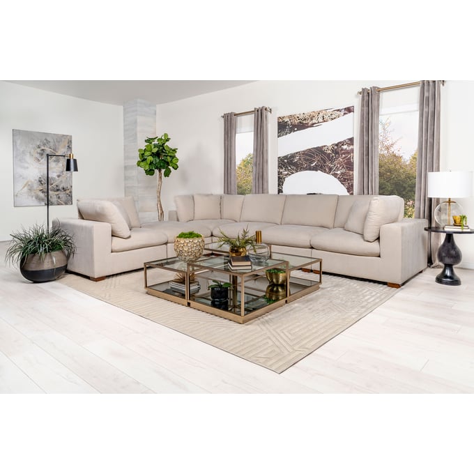 Coaster Furniture Lakeview Ivory Sectional CST-55146-SEC-S1