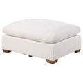 Lakeview Upholstered Ottoman Ivory