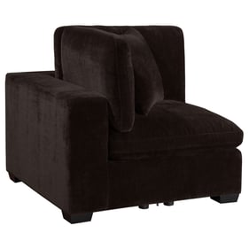 Coaster Furniture Lakeview Dark Chocolate Corner Chair