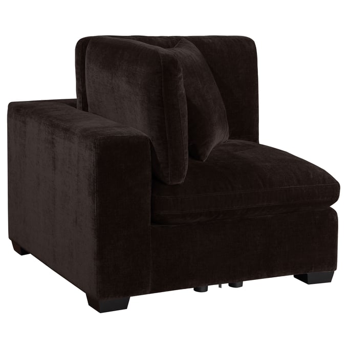 Coaster Furniture Lakeview Dark Chocolate Corner Chair CST-551465