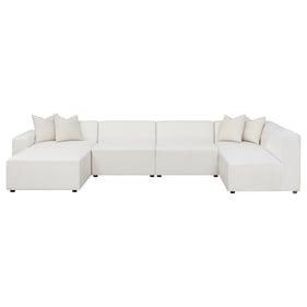 Coaster Furniture Freddie Pearl 6pc Upholstered Modular Sectional