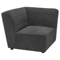 Sunny Upholstered Corner Dark Charcoal