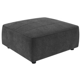 Coaster Furniture Sunny Dark Charcoal Upholstered Square Ottoman