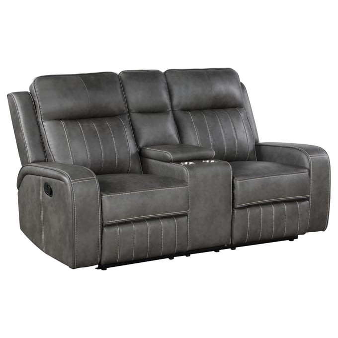 Coaster Furniture Raelynn Grey Motion Loveseat CST-603192