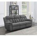 Bahrain Upholstered Power Sofa Charcoal