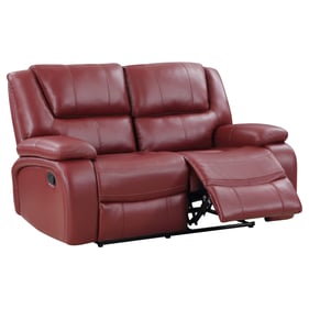 Coaster Furniture Camila Red Reclining Loveseat