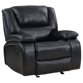 Coaster Furniture Camila Black Glider Recliner Chair