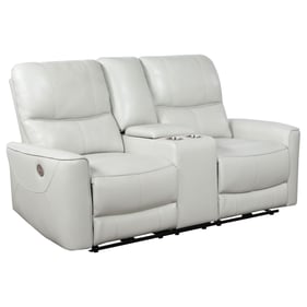 Coaster Furniture Greenfield White Power Loveseat