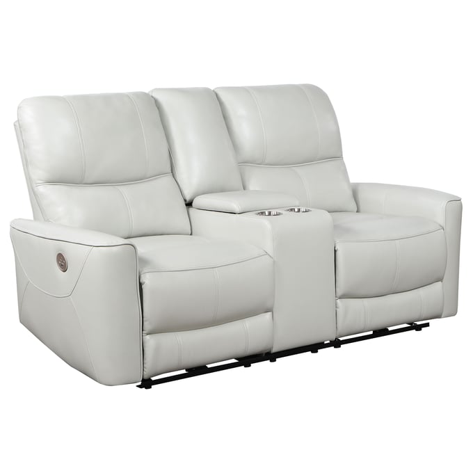 Coaster Furniture Greenfield White Power Loveseat CST-610262P