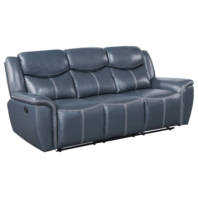 Coaster Furniture Sloane Blue Motion Sofa CST-610271