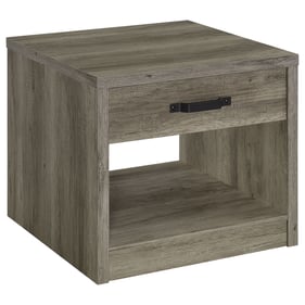 Coaster Furniture Felix Grey Driftwood 1 Drawer End Table