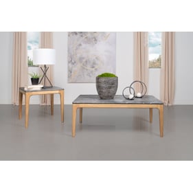 Coaster Furniture Polaris Grey 3pc Coffee Table Set