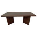 Andando Rectangular Solid Wood Coffee Table Mango Brown