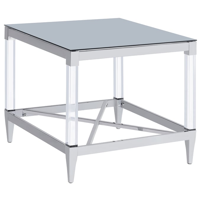 Coaster Furniture Lindley Silver End Table CST-709727