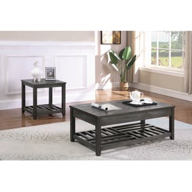 Coaster Furniture Cliffview Grey 3pc Coffee Table Set