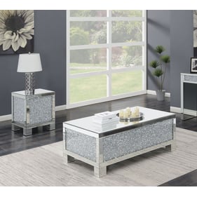 Coaster Furniture Gillian Clear 3pc Coffee Table Set