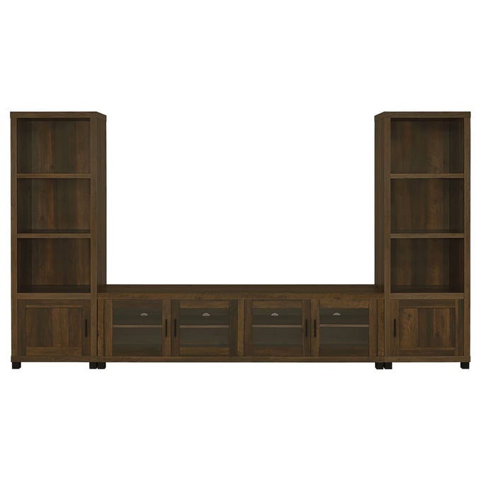 Coaster Furniture Sachin Dark Pine 3pc Entertainment Center CST-736293-SET