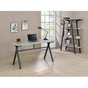 Coaster Furniture Tatum Cement 2pc Office Furniture Set