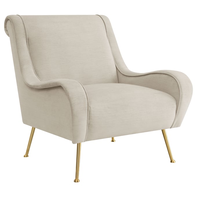 Coaster Furniture Ricci Stone Gold Upholstered Arms Accent Chair CST-903043