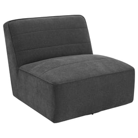 Coaster Furniture Cobie Dark Charcoal Upholstered Armless Chair