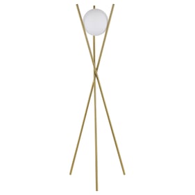 Coaster Furniture Yamileth Gold Tripod Floor Lamp