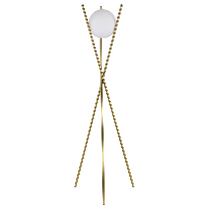 Coaster Furniture Yamileth Gold Tripod Floor Lamp CST-920218