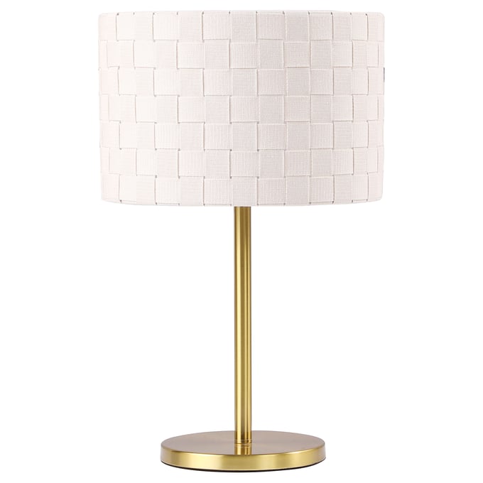 Coaster Furniture Ramiro Gold Drum Shade Buffet Table Lamp CST-920304