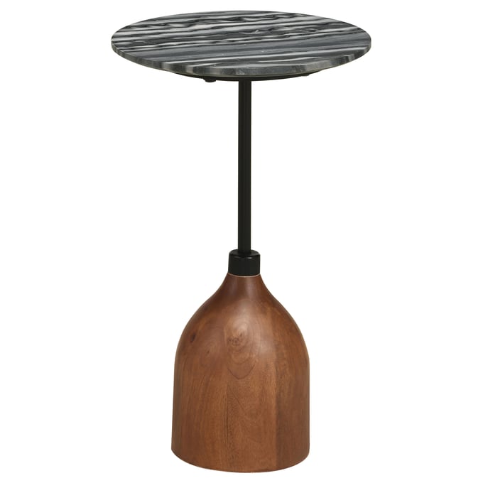 Coaster Furniture Ophelia Black Round Side Table CST-930253