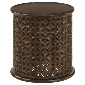 Coaster Furniture Krish Dark Brown 18 Inch Round Accent Table