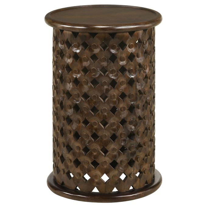 Coaster Furniture Krish Dark Brown 24 Inch Round Accent Table CST-936153