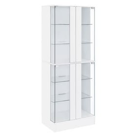 Coaster Furniture Cabra White Curio Cabinet