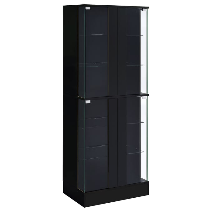 Coaster Furniture Cabra Black Curio Cabinet CST-950398