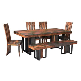 Coast To Coast Sierra Brown 6pc Dining Room Set