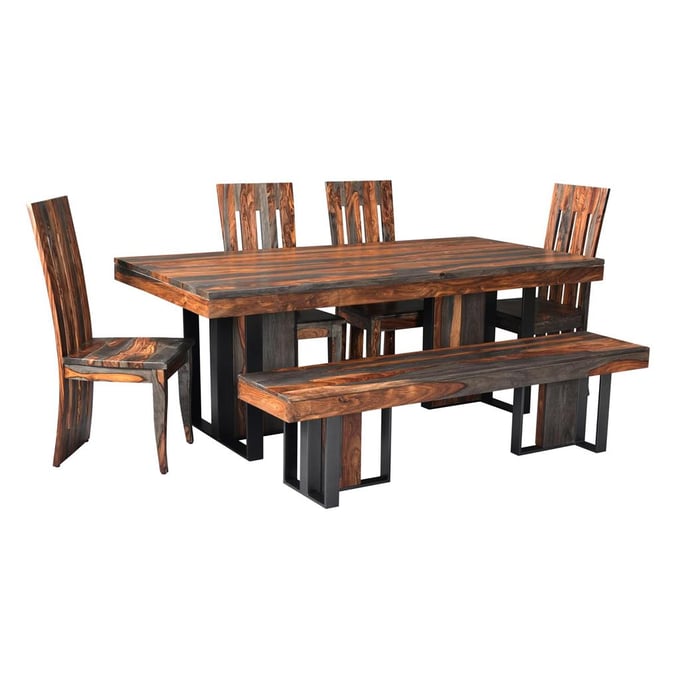 Coast To Coast Sierra Brown 6pc Dining Room Set CTC-3711-DR-S1