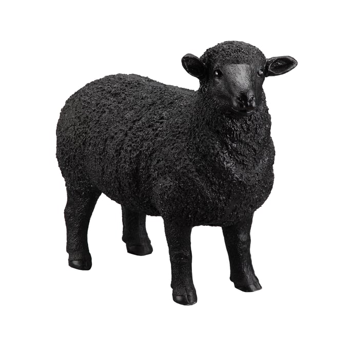 Moes Home Dolly Black Sheep Statue MOE-JT-1002-02