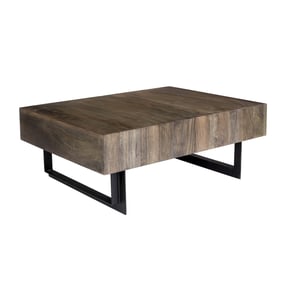 Moes Home Tiburon Dark Grey Brown 3pc Coffee Table Set